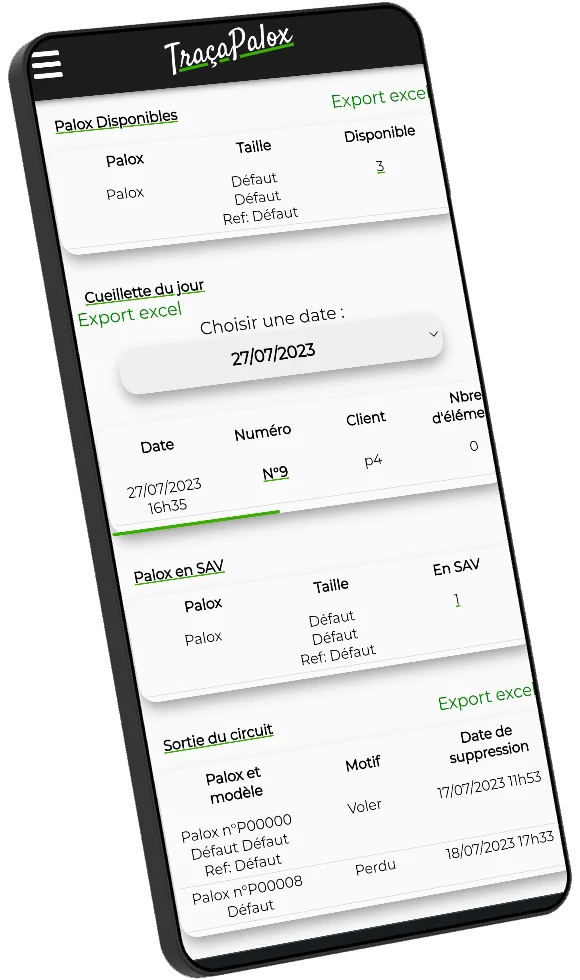 Application Traçabac